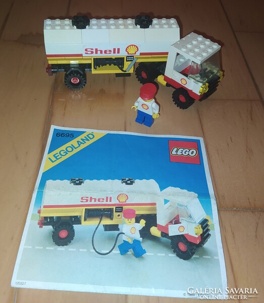 Lego 6695 Shell Tanker Tartálykocsi 1984 + leírás