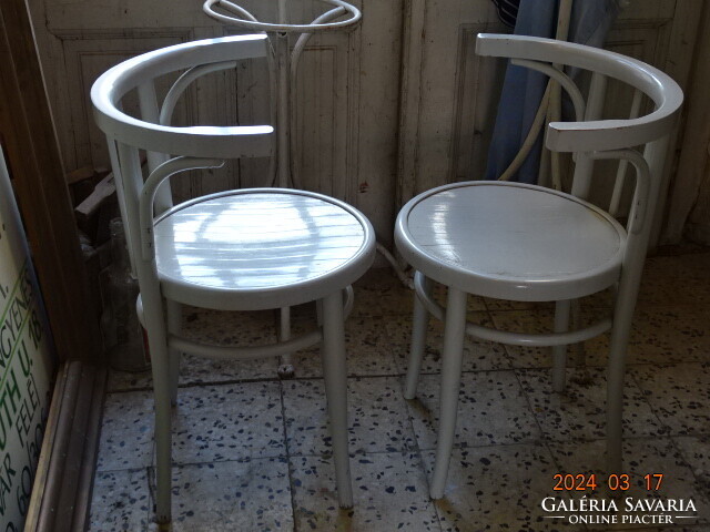 PÁR !! RÉGI VINTAGE PROVENCE THONET TÍPUSÚ KARSZÉK KAROS SZÉK PATKÓSZÉK