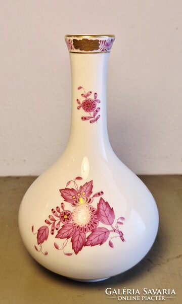 HERENDI APPONYI MINTÁS PORCELÁN POCAKOS VÁZA /HIBÁTLAN/