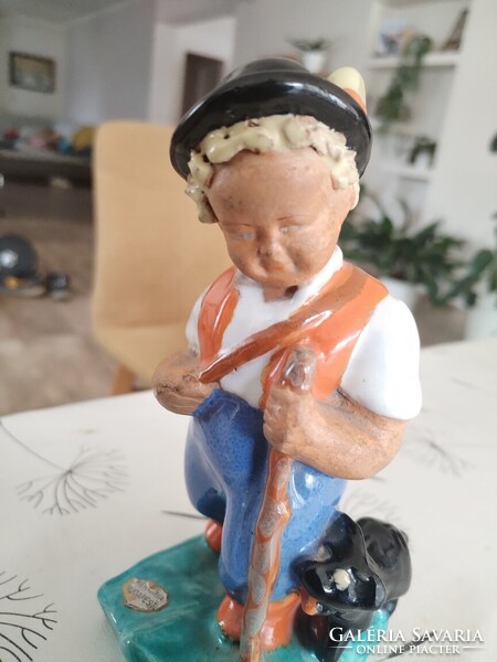 Szécsi Jolán kerámia figura cca16 cm