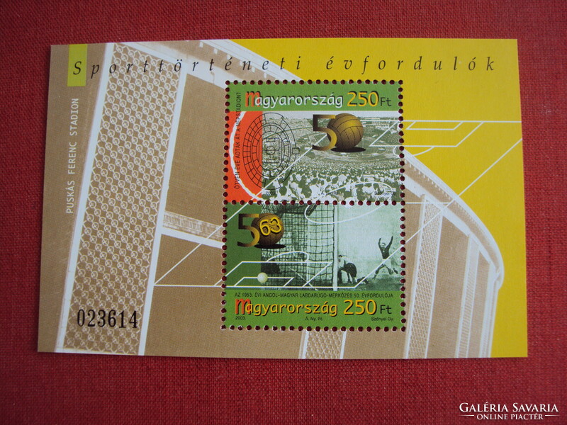 Magyar postatiszta bélyegek blokkok névértéken eladók-MM-9
