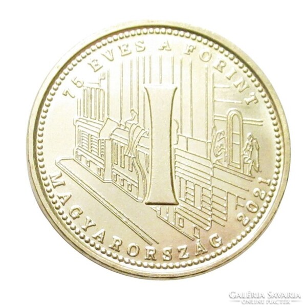 Magyarország,5 forint 2021 - 75 éves a forint - I betű aUNC+ nikkel