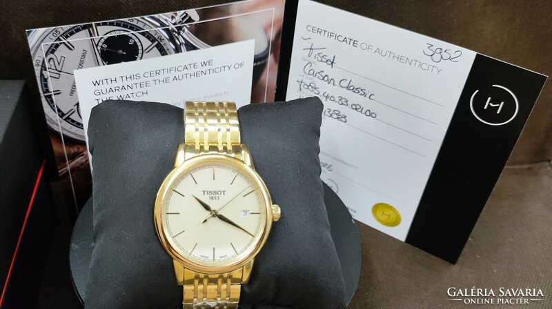 Tissot carson classic gold-plated – timeless Swiss elegance from the brand new collection!
