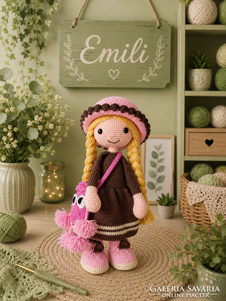 Emili, horgolt baba