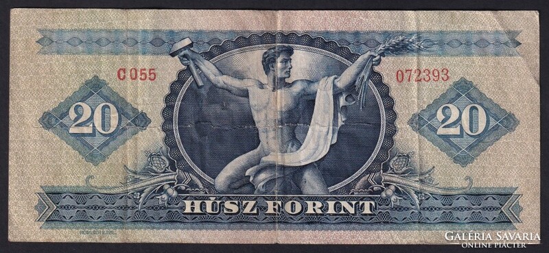 20 forint 1957 (VG+)