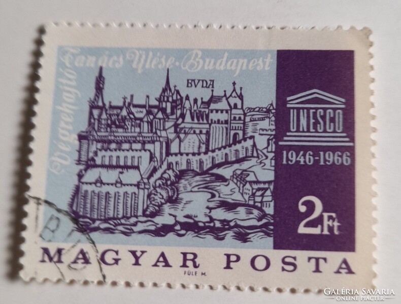 1966 Évfordulók-események (IV) UNESCO pecsételt