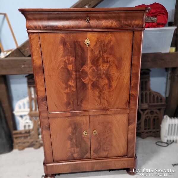 19. Századi Biedermeier Szekreter / Antik Írószekrény