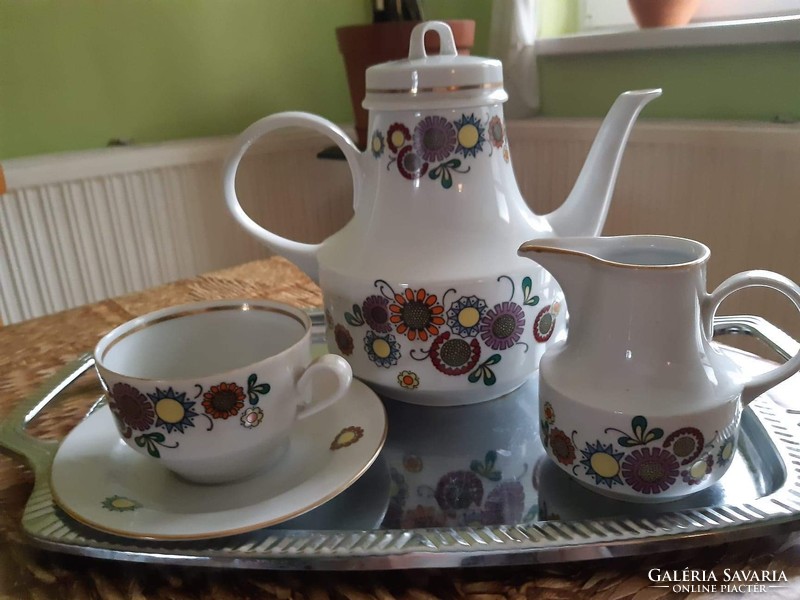 Német porcelán kávés/teás készlet 14 darabos