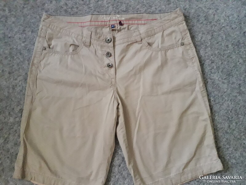 Tom Tailor drapp pamut zsebes gombos térdnadrág 40.42 újszerű