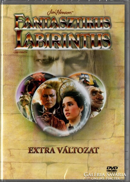 Fantasztikus labirintus (1986) DVD ÚJ! fsz: David Bowie - ritkaság bontatlanul