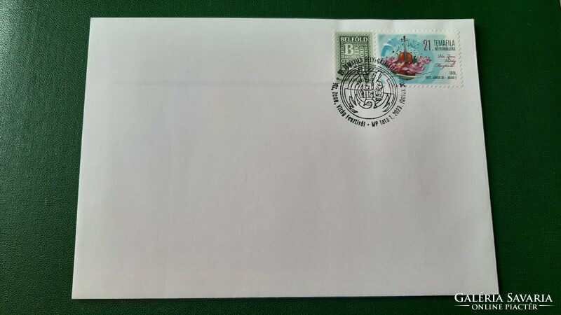 Fdc 2023 Üzenet bélyegem - belföld - 21. Temafila Bélyegkiállítás