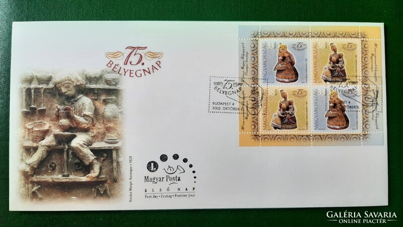 Fdc 2002 Bélyegnap Kat: 600 Ft