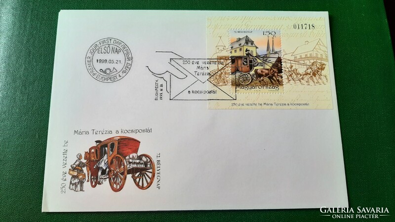 Fdc 1999 Bélyegnap Kat: 2200 Ft