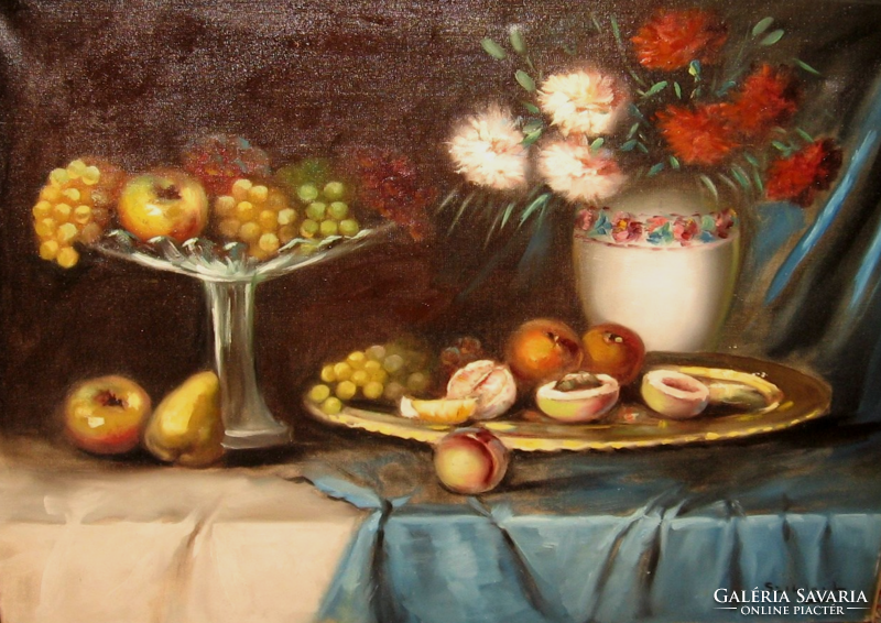 GARANTÁLTAN EREDETI CSODÁS SZIKLAI LAJOS  /1879-1947 / CSENDÉLET
