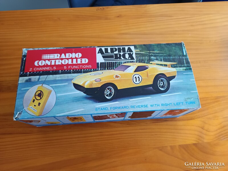 Ritkaság! Vintage LaTrax Alpha RCX RC autó (1977) – Működőképes, gyári dobozában
