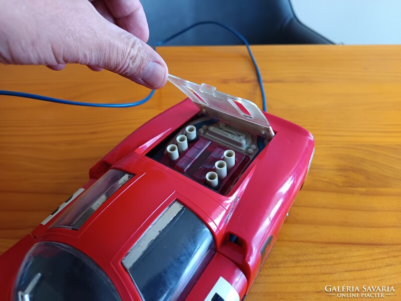 GAMA Porsche Carrera 10 távirányítós autó (1970s, W. Germany) – Működik!