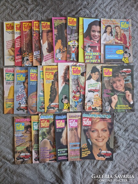 Retro Füles Magazine 1993, First Half-Year Collection (Issues 1–25 in One Lot!)