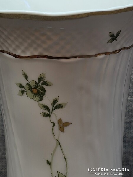 Hollóházi Erika Pattern 21 cm Footed Vase