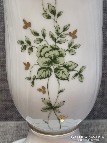 Hollóházi Erika Pattern 21 cm Footed Vase