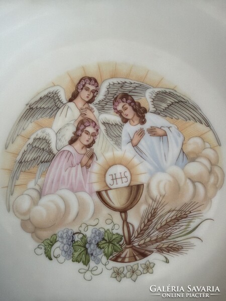 Álomszép Bavaria angyalok porcelán tányér.