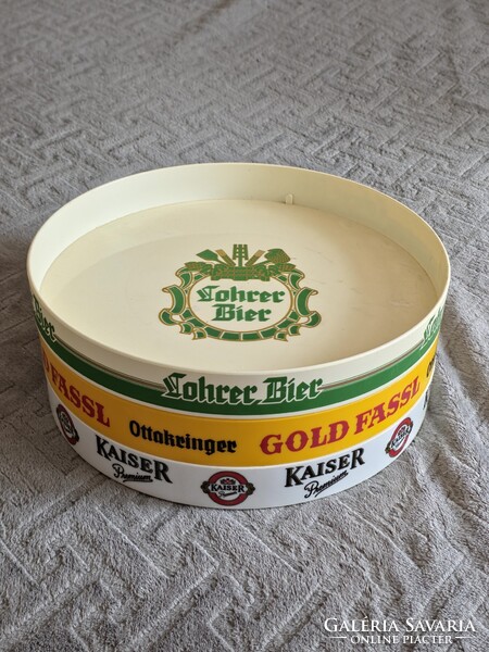 Retro Plastic Beer Tray Collection (3 pieces)