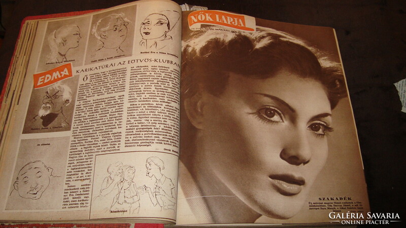 Nők Lapja 1956. 1-42. szám Rajk temetés, Bara Margit