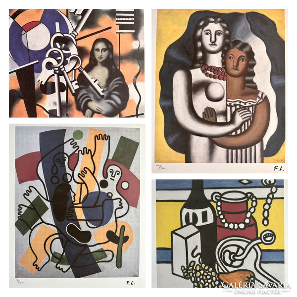 4 x Fernand Léger remek ár-érték arány