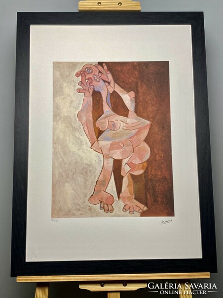 Pablo Picasso szárazpecséttel hitelesített számozott kiadás
