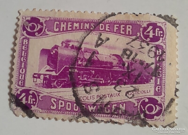 1934  Vasúti csomagbélyeg – Gőzmozdony