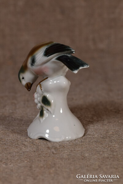 Grafenthal porcelán madár figura ágon Németország 1980