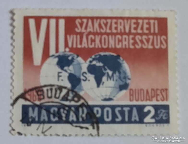 1969 Évfordulók-események (VII) Szakszervezeti Világkongresszus pecsételt