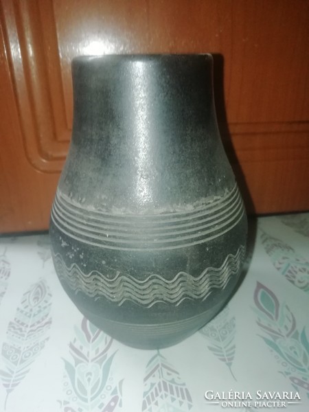 Numbered Black Retro Vase in Perfect Condition. Hundreds of Auction Deals, Take Yours
