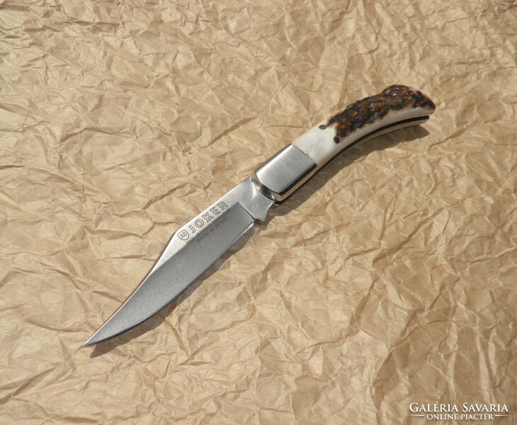 JOKER Rear-Lock Hunting Knife, from collection. UNUSED! Knife, dagger, sword, razor.