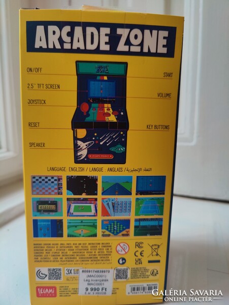 Árkád kvarcjáték, joystick -al, mini játékgép
