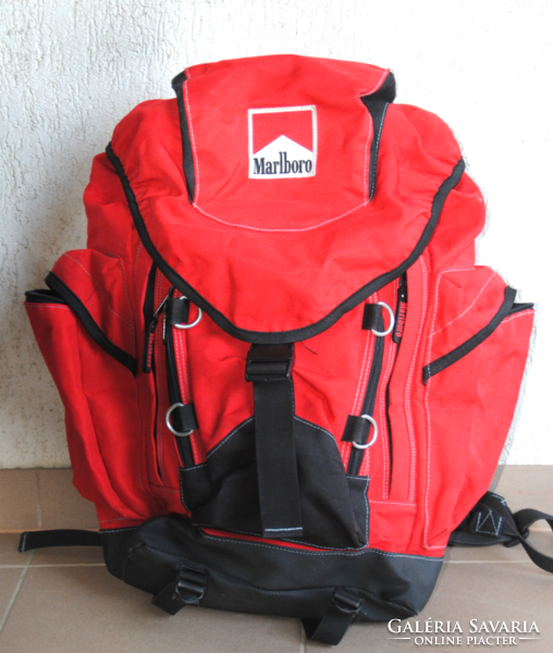 Ritka retro Marlboro Adventure Team nagy túrahátizsák a 90-es évekből - szép, használható