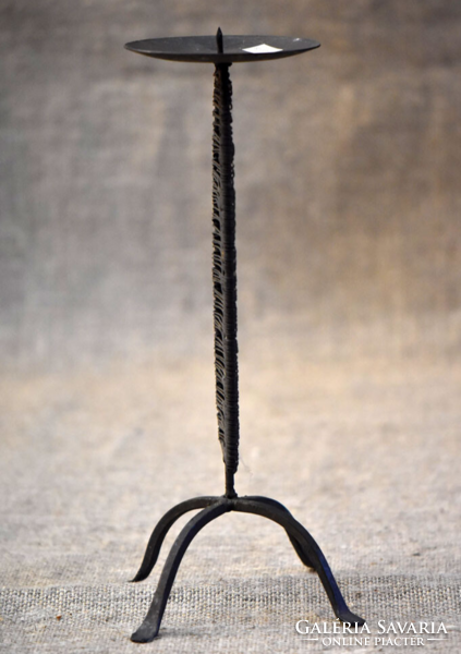 Hand-forged Metal Candle Holder