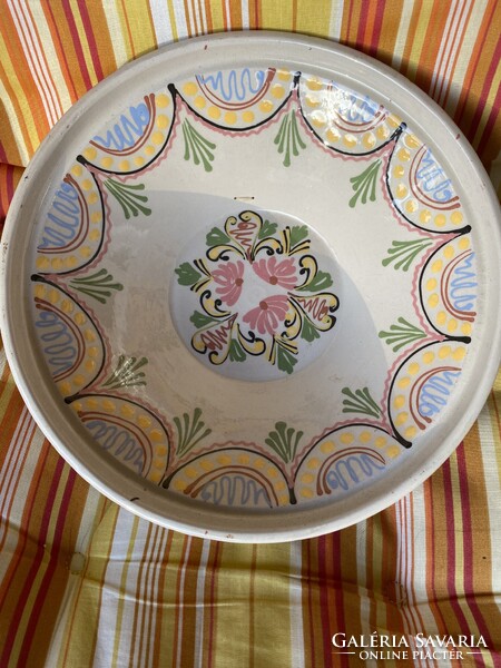 Large Folk Wall Plate, Wall Decor
