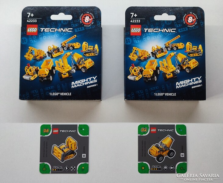 LEGO Technic Mini Munkagépek (42233) - Betonkeverő és Buldózer