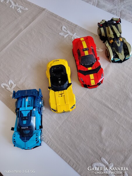Eladó 4db Lego Speed Champion kisautó