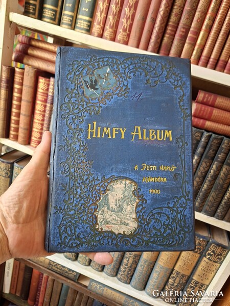 1900-KISFALUDY SÁNDOR-HIMFY ALBUM  A PESTI NAPLÓ ELŐFIZETŐINEK-restaurált