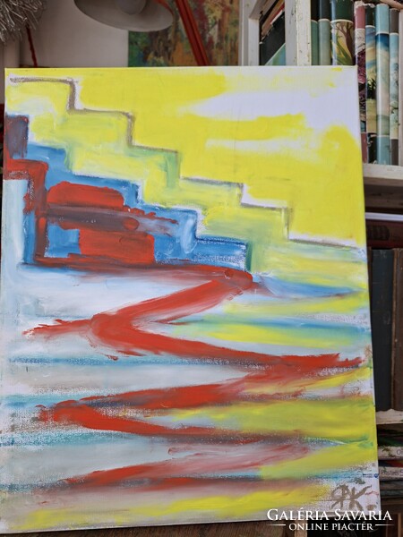 JÁK PÉTER 2026 o/v 40X 50cm " RAKPART"