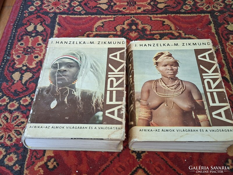 1967-HANZELKA-ZIKMUND : AFRIKA AZ ÁLMOK VILÁGÁBAN ÉS A  I-II. ( teljes!)  POZSONYI kiadás