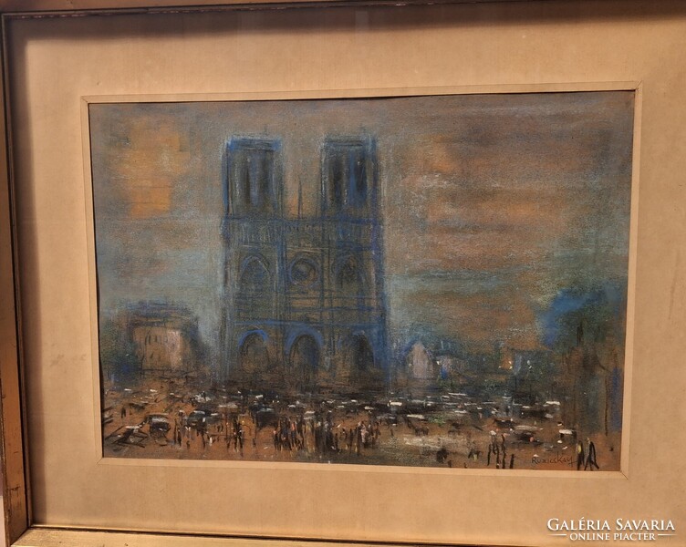 PAZAR RUZICSKAY FESTMÉNY PÁRIZS NOTRE DAME
