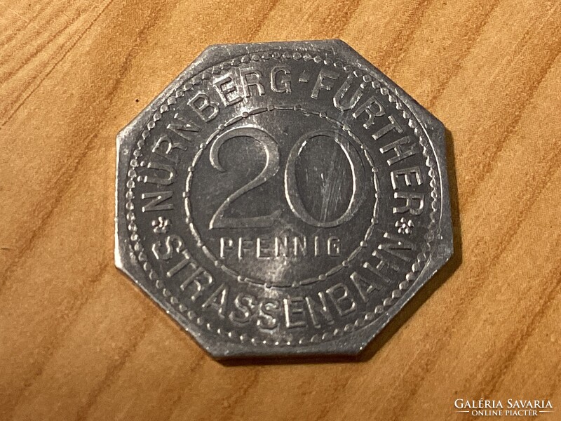 Német szükségpénz , 20 pfennig értékű. ( K17 )