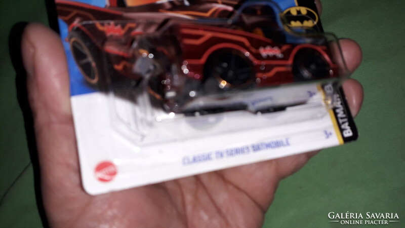 2023. MATTEL - HOT WHEELS - BATMAN CLASSIC SERIES TV BATMOBILE - 1 :64 fém kisautó a képek szerint