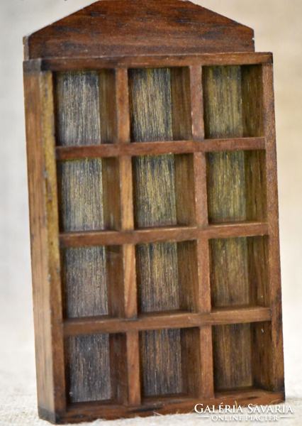 Wooden Shelf with Ring Holder from Germany