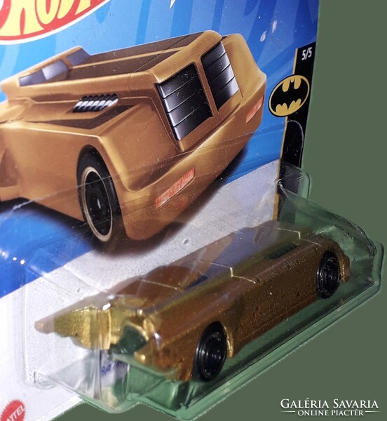 2023. MATTEL - HOT WHEELS - BATMAN - BATMOBILE ANIMATED SERIES - 1 :64 fém kisautó a képek szerint 2