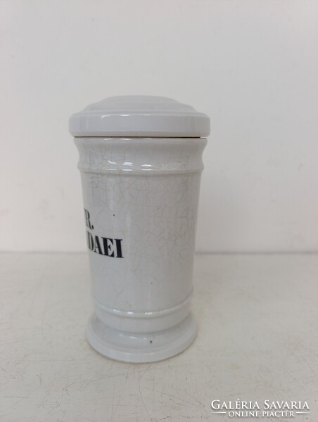 Antik patika tégely dekoráció gyógyszertár porcelán gyógyszer tartó orvosi eszköz 341 7408