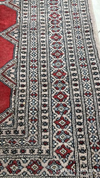 4404 Large Pakistani Yamud Hand-Knotted Wool Persian Rug 260x330cm