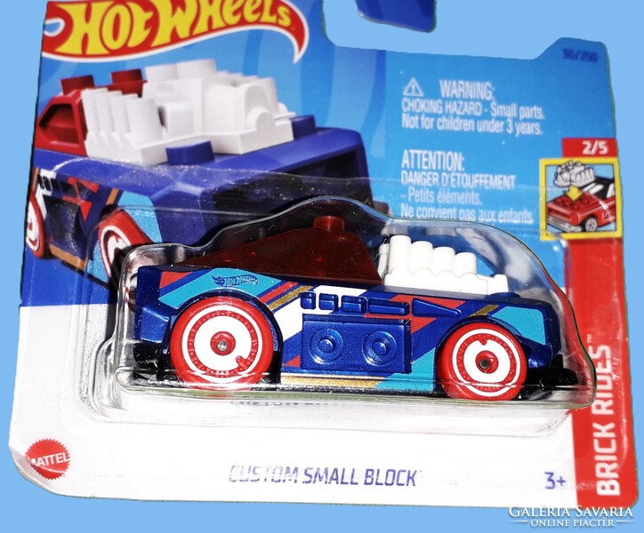 2023. MATTEL - HOT WHEELS - LEGO BRICK RIDES - CUSTOM SMALL BLOCK- 1 :64 fém kisautó a képek szerint